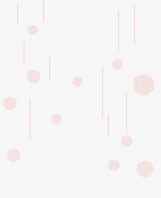 小清新粉色圆点免抠