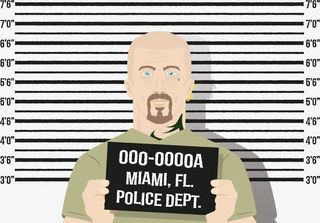 犯人照相矢量免抠