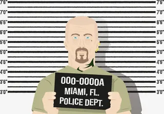 犯人照相矢量免抠