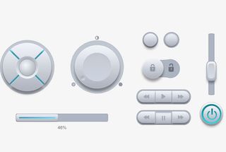 各种开关科技感按钮素材免抠