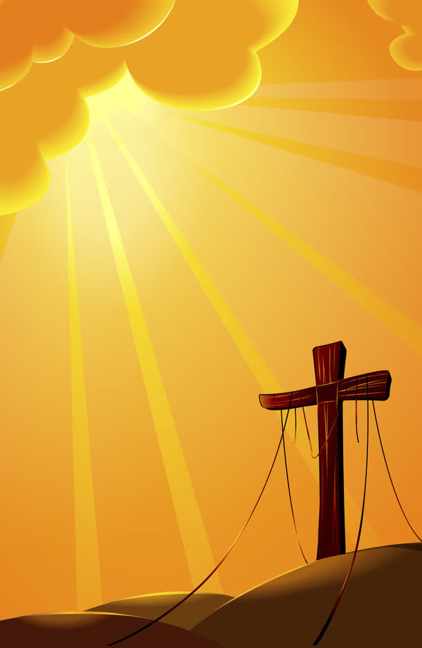 复活节油画免抠