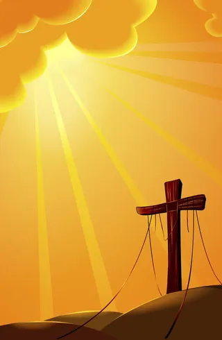 复活节油画免抠