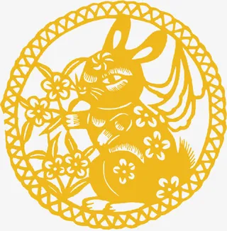 十二生肖剪纸素材免抠