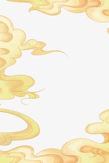 国潮中国风祥云边框免抠