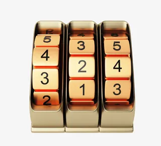 密码锁上的按键免抠