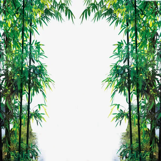 竹林秘境免抠