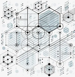 斜线与多边形工程机械图纸设计矢免抠