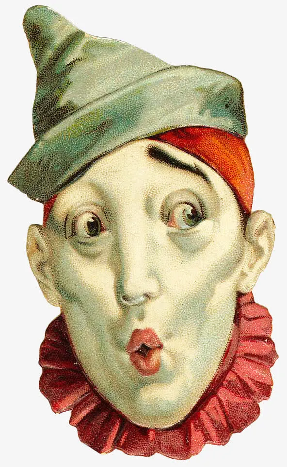 马戏团油画素材免抠