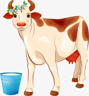 卡通牛免抠