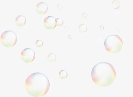 多彩梦幻漂浮泡泡免抠 多彩梦幻漂浮泡泡免抠