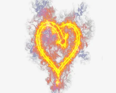 心形火焰免抠