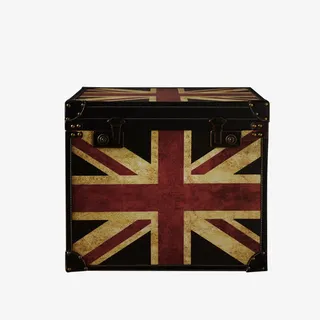 一个复古做旧的箱子免抠