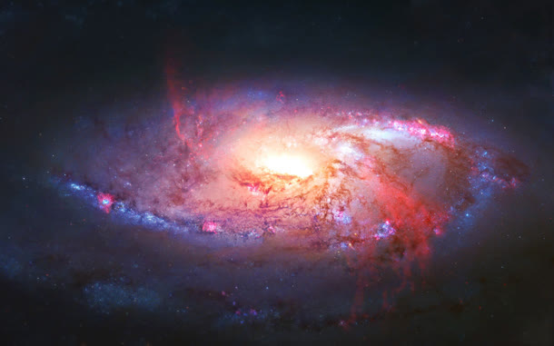 绚丽星云宇宙银河免抠