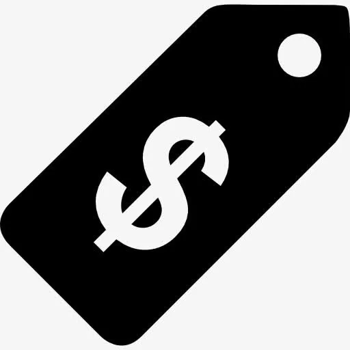 美元的价格标签图标免抠