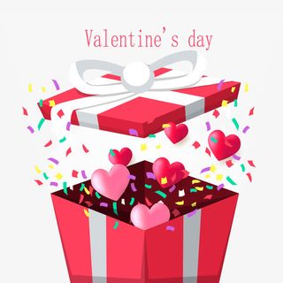 情人节装饰礼盒素材免抠