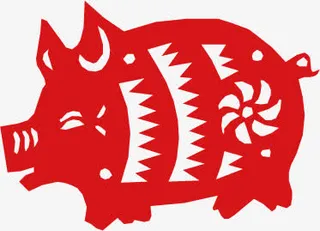 十二生肖剪纸素材免抠