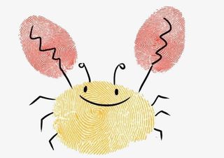 创意指纹画免抠