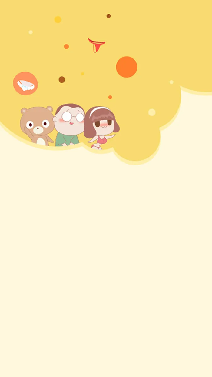 卡通人物h5背景高清