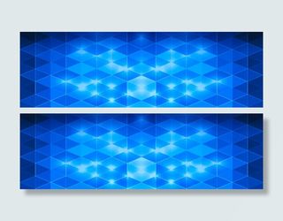 蓝色晶格背景时尚