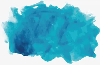 水彩涂鸦晕染免抠