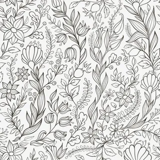 春季树叶底纹免抠