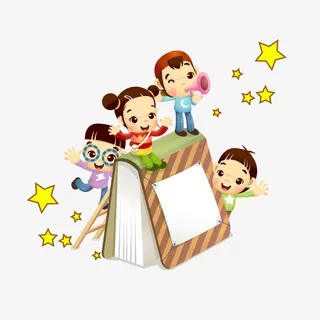 卡通小朋友素材免抠