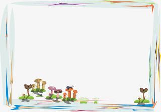 水彩相框免费图片免抠