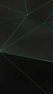 黑色绿色几何H5背景高清