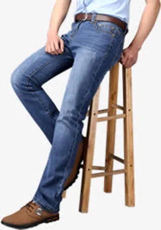 夏日海报男士牛仔裤免抠