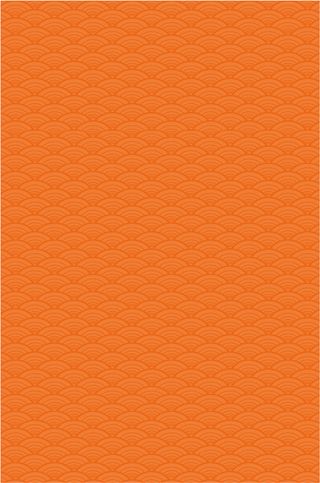 橙色花纹背景喜庆