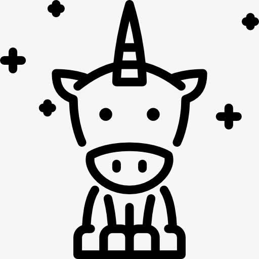独角兽图标免抠