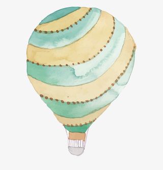 手绘气泡图片手绘水彩素材免抠