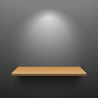 聚光灯下的木板背景高清