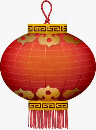圆形灯笼png素材免抠