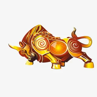 卡通版的斗牛免抠