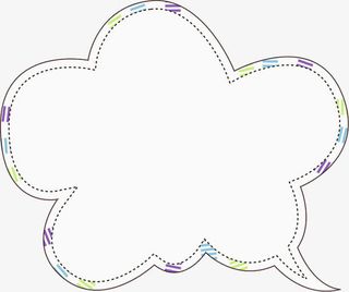 云朵对话框免抠