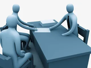 接受任务的商业人士免抠