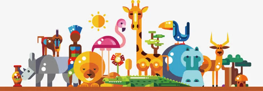 动物园矢量图免抠