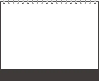 矢量台历模板免抠