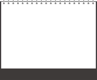 矢量台历模板免抠