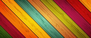 彩色木纹banner背景高清