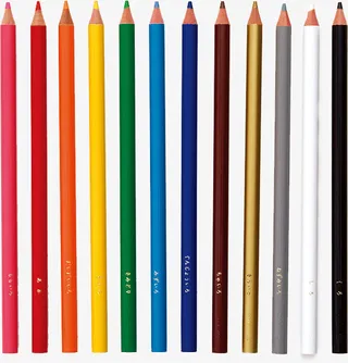 铅笔 彩铅 插画 素材免抠