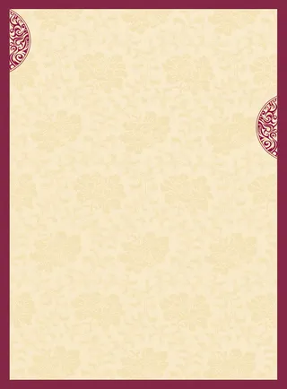 简约花纹边框平面广告高清