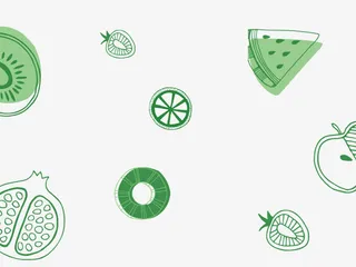 小清新水果背景装饰