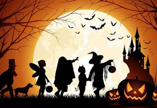 万圣节小鬼当家免抠