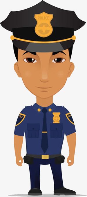 威武的警察帽免抠