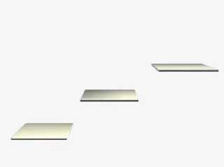 手绘玻璃置物架免抠