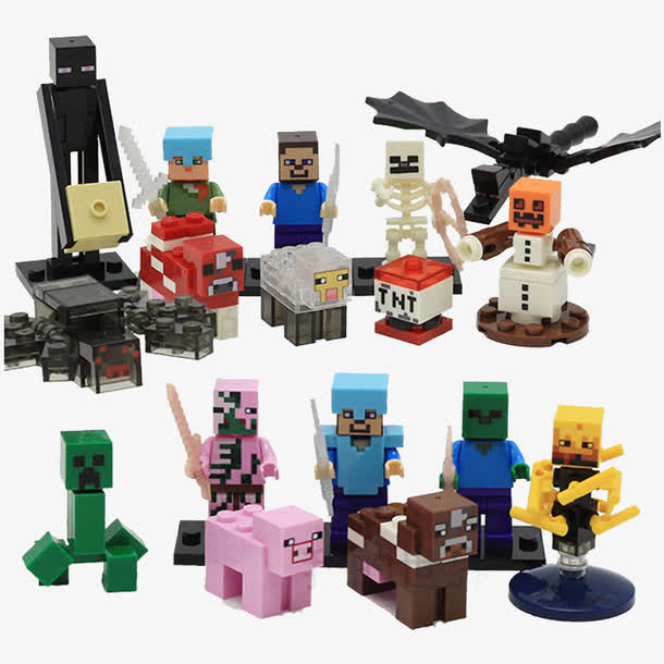 我的世界乐高积木人偶大合集免抠