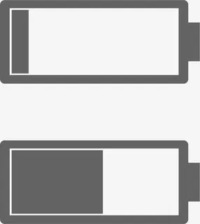 黑白锂电池免抠