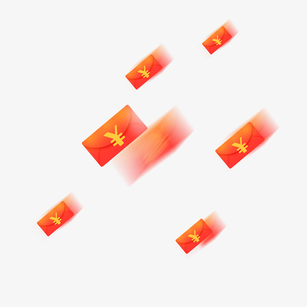 红包 漂浮 氛围免抠
